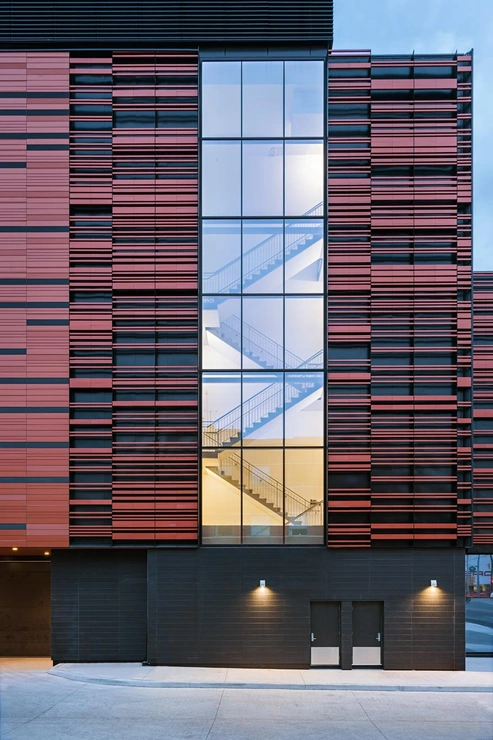 Фасадные ламели из керамических плит Tonality тест фото 3