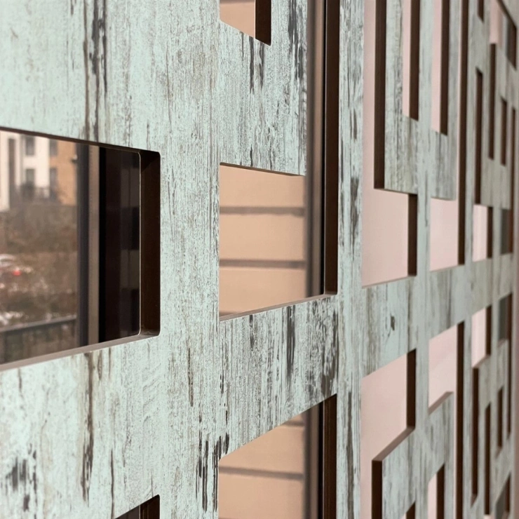 Перфорация панелей Fundermax для дизайна и архитектурных решений тест фото 3