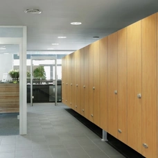 Сантехнические перегородки из HPL Fundermax для общественных и коммерч тест