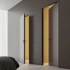 Скрытые двери из Fundermax для современных интерьеров тест