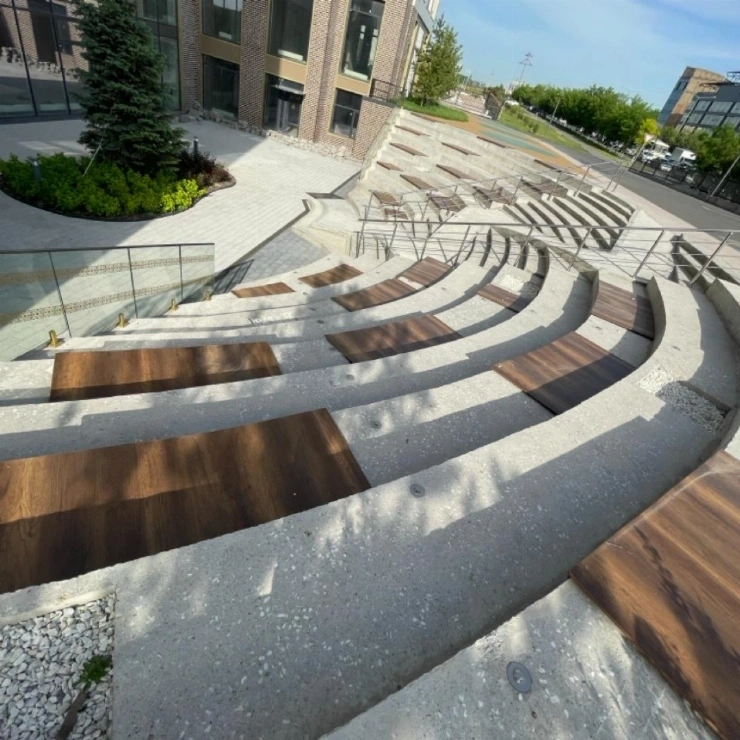 Террасные листы Fundermax Hexa 5173 Barrique Oak NH тест фото 3