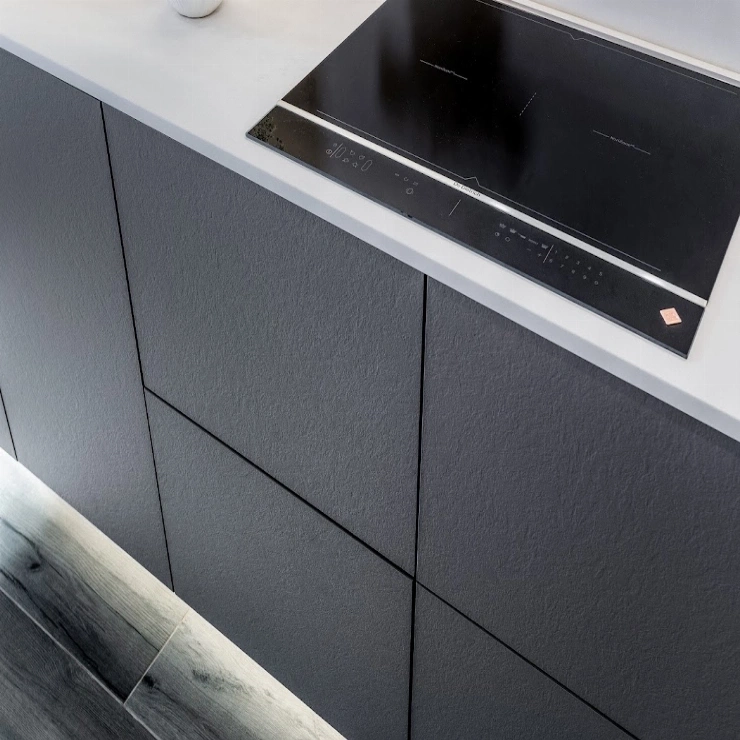 Столешницы Fundermax 0077 Charcoal SX — глубокий графит  тест фото 3