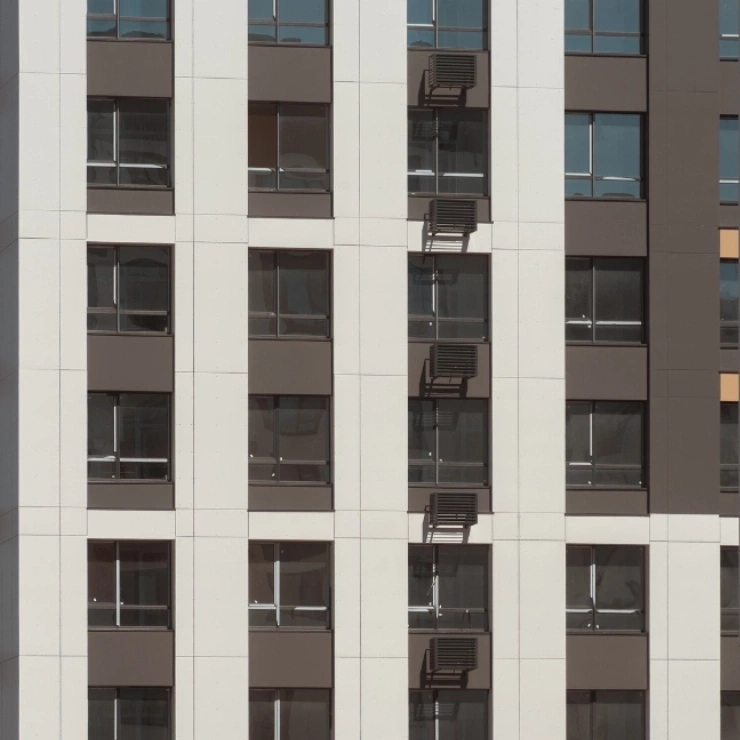 Фиброцементные панели Sfibral NCS S 0502-Y белый тест фото 2