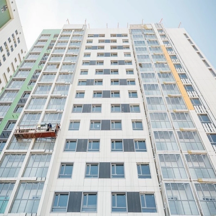 Фиброцементные панели Sfibral NCS S 0502-Y белый тест фото 4