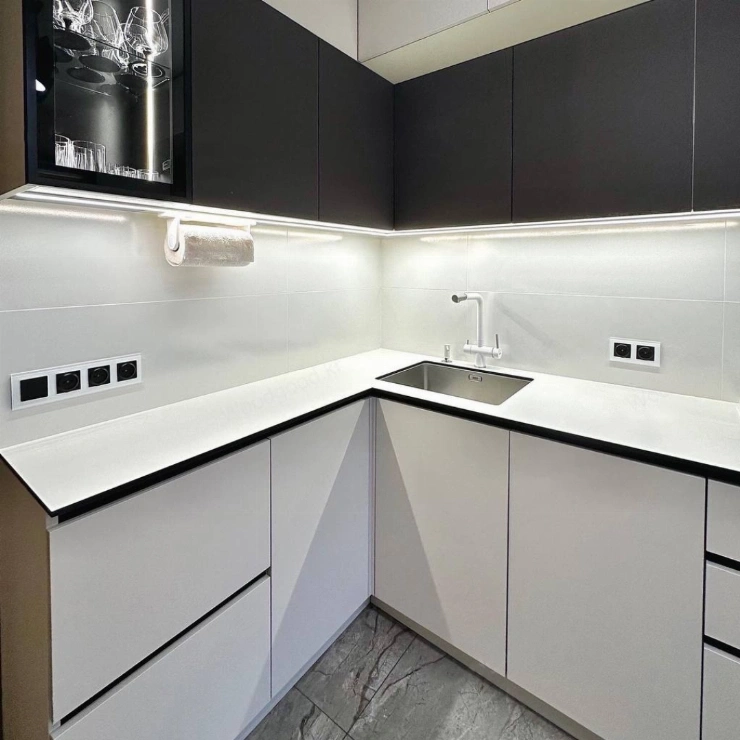 Интерьерные стеновые HPL панели Fundermax 0085 White FH 6 мм тест фото 2