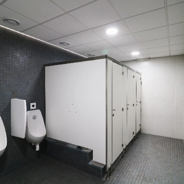 Интерьерные стеновые HPL панели Fundermax 0085 White FH 6 мм тест фото 3