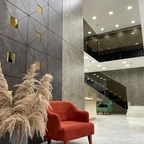 Интерьерные стеновые HPL панели Fundermax 0670 Olivine FH тест миниатюра 4